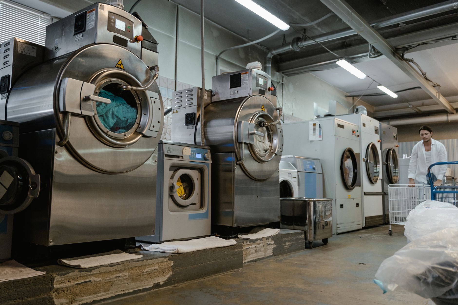 Blanchisserie industrielle à Évry-Courcouronnes